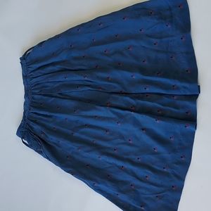 Christian Dior Vintage 100% Silk Pleated Midi Skirt 10